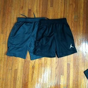 2 Jordan active shorts